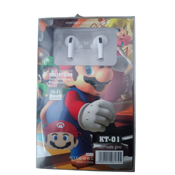 Mario Portal Violent Bears Truly Wireless Earphone Hi-Fi with Charging Case - Picture 3 of 7